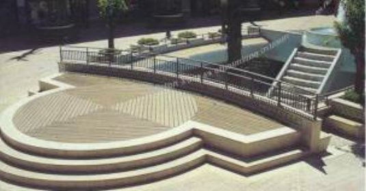 Parquet lames de terrasse pos�es � fa�on